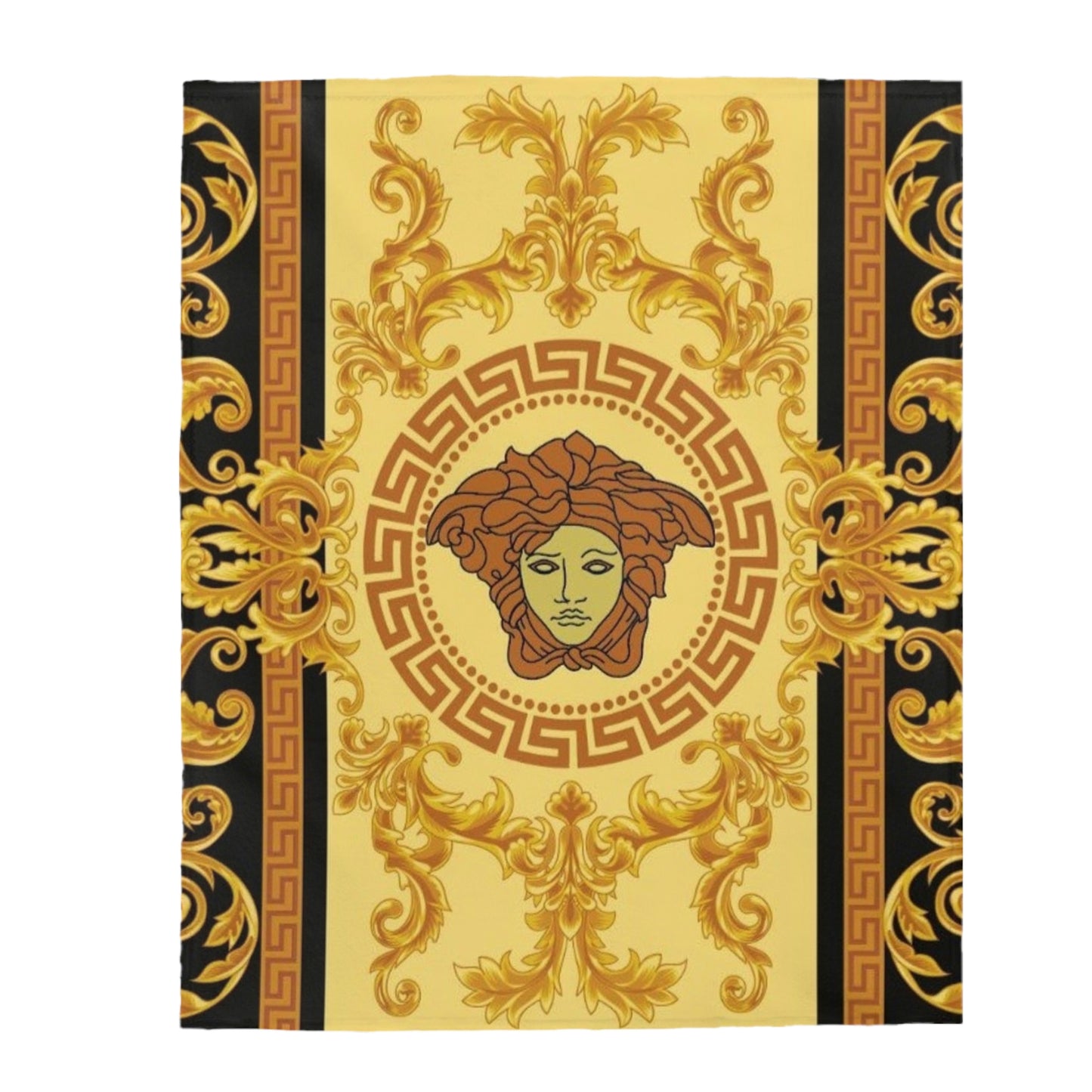 Greek Designer Plush Blanket