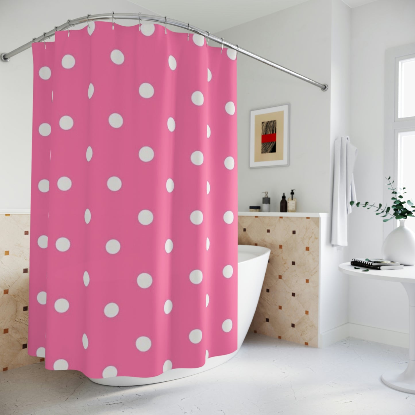 Dotted Shower Curtain