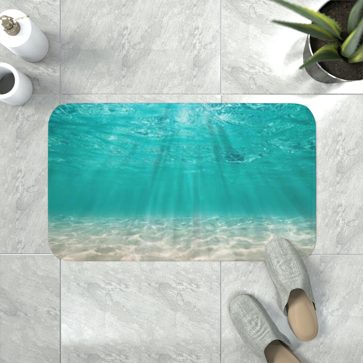 Aquatic Memory Foam Bath Mat